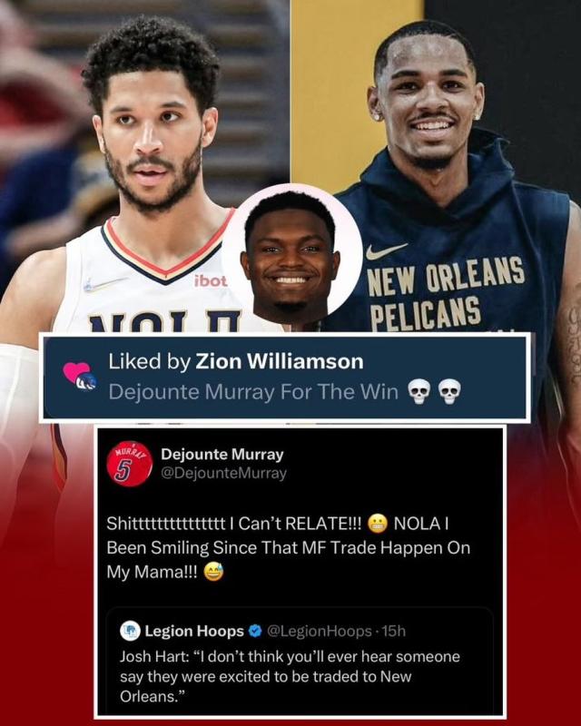 开云电子-哈特吐槽没人愿去鹈鹕打球,德章泰·穆雷捍卫新主